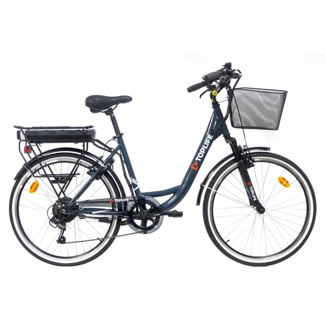 TOPLIFE E-4600 – Vélo Électrique Urbain 250 W – Jusqu’à 90 km d’Autonomie