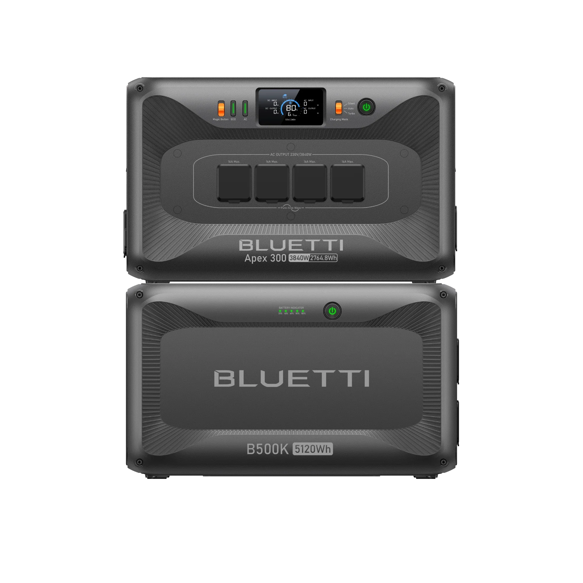 Apex 300 + B500K – 3 840 W – 7 884,8 Wh – Batterie de secours domestique