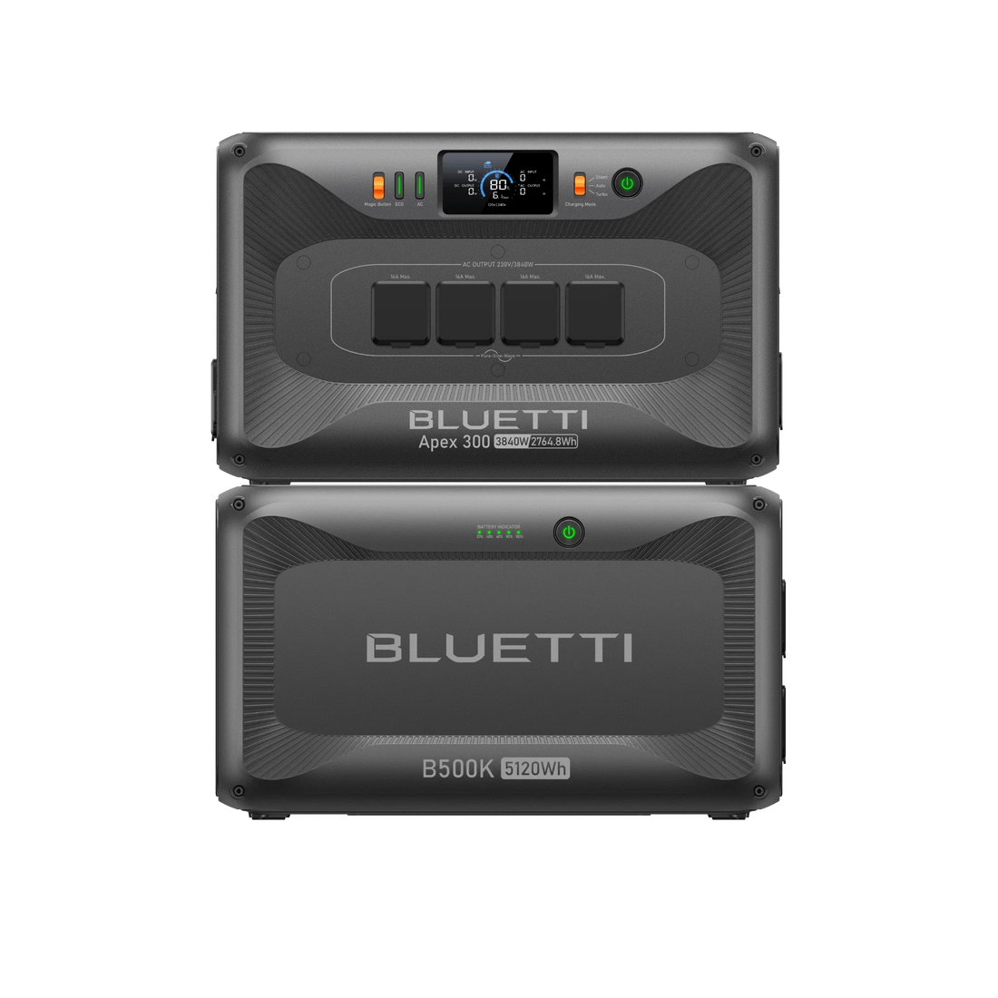 Apex 300 + B500K – 3 840 W – 7 884,8 Wh – Batterie de secours domestique