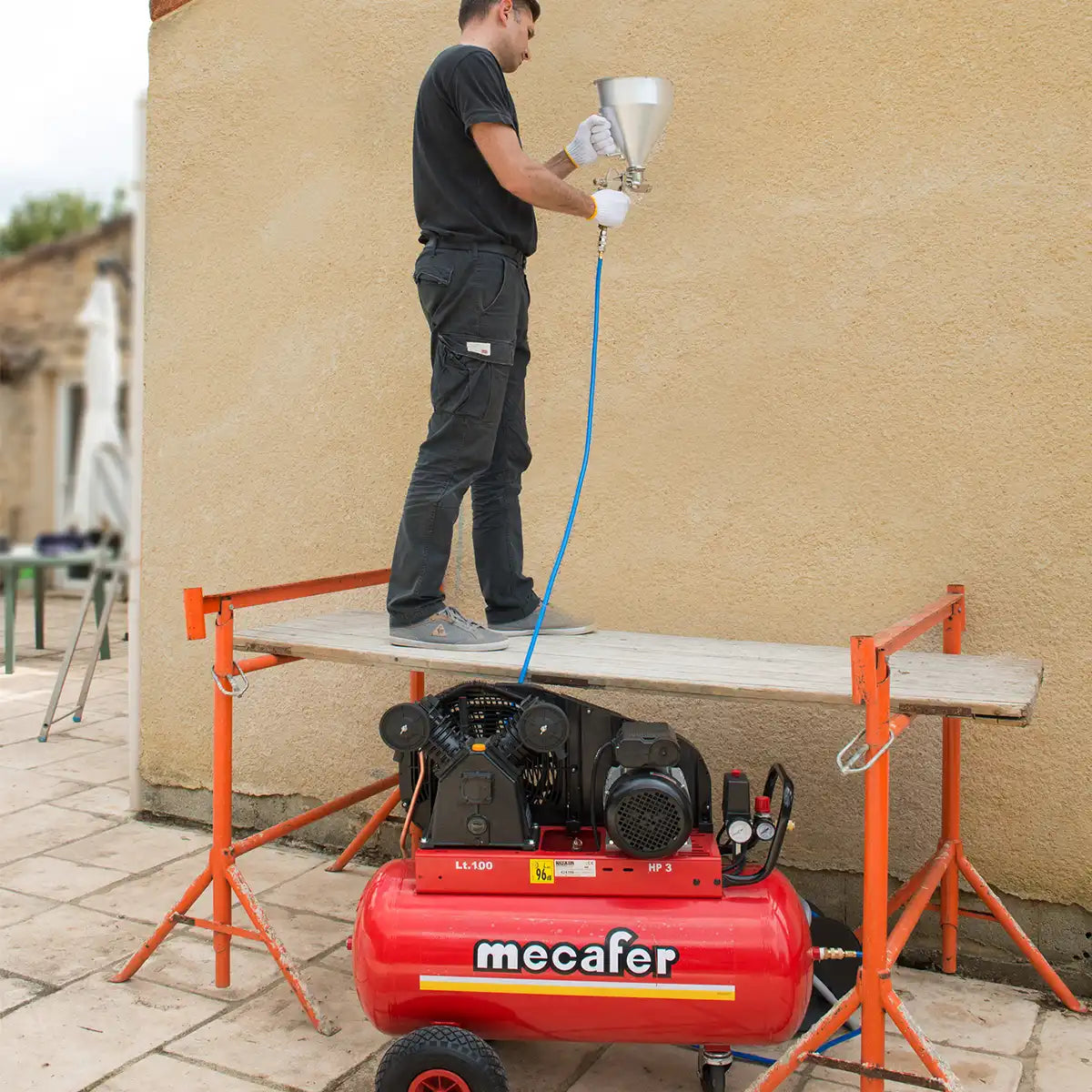 Compresseur en V Fonte – 100 L – 3 HP