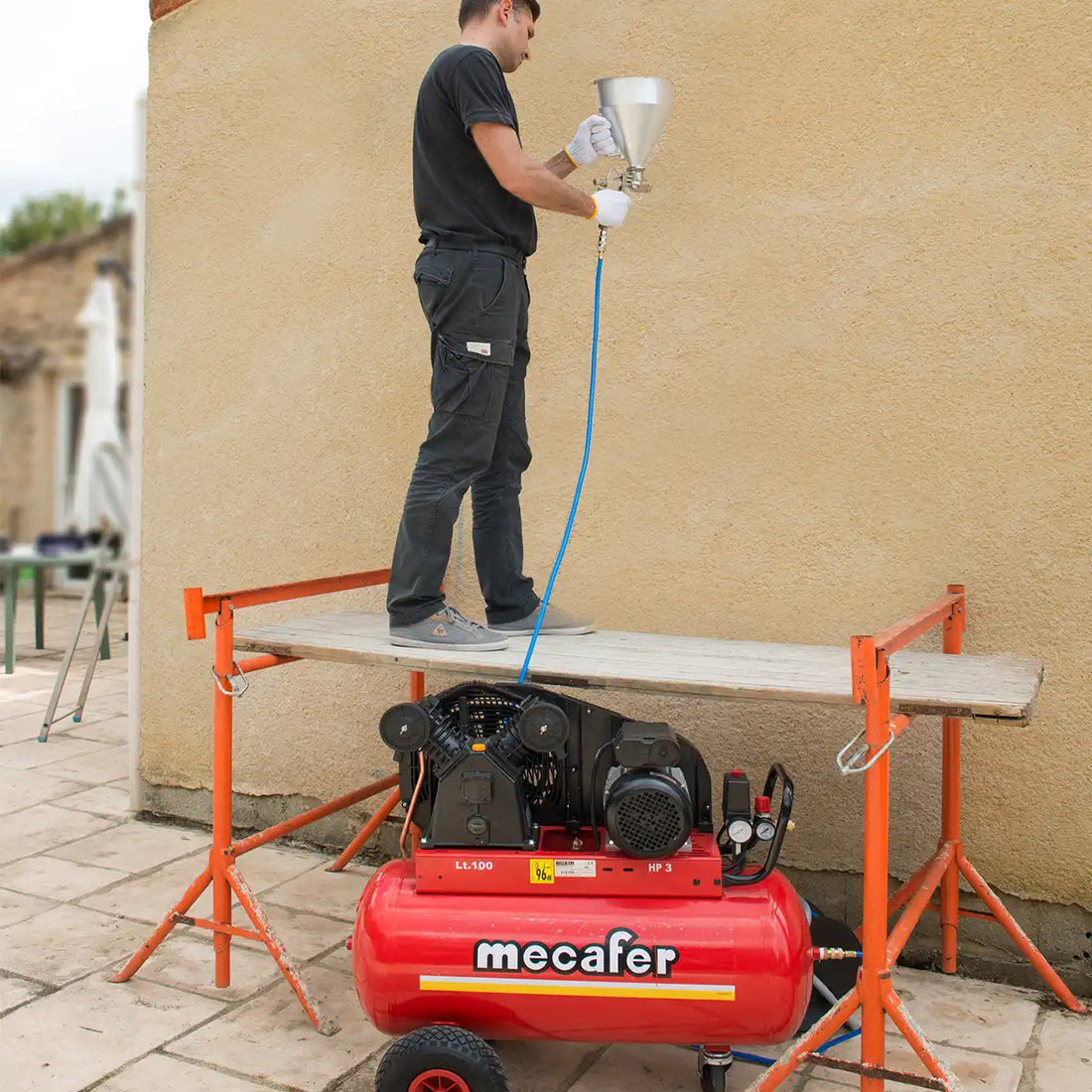 Compresseur en V Fonte – 100 L – 3 HP