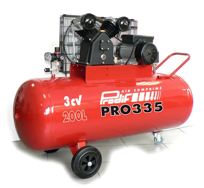 Compresseur de chantier PRODIF 200 L – 3 CV