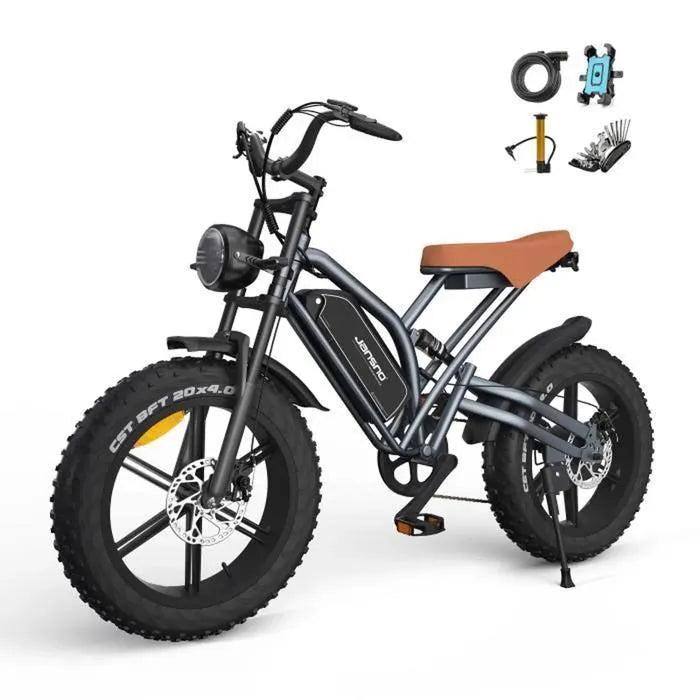 JANSNO X50 – Vélo Électrique Fat Bike 20" × 4" – 750 W – 48 V 14 Ah – Shimano 7 Vitesses