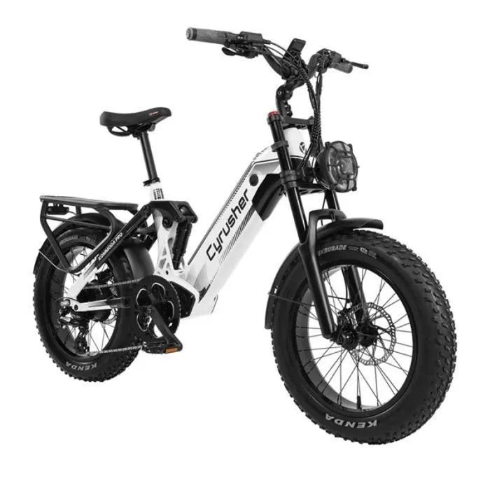 CYRUSHER Kommoda Pro – Vélo Électrique Fat Bike – Batterie Amovible 52 V 20 Ah – Moteur 250 W