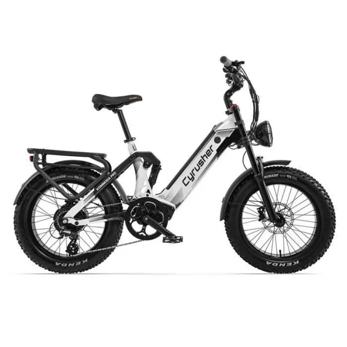 CYRUSHER Kommoda Pro – Vélo Électrique Fat Bike – Batterie Amovible 52 V 20 Ah – Moteur 250 W