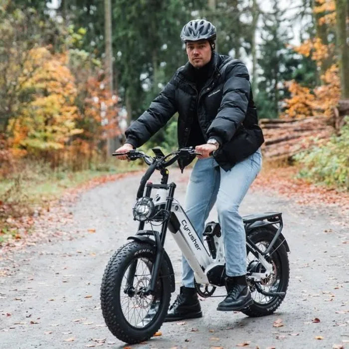 CYRUSHER Kommoda Pro – Vélo Électrique Fat Bike – Batterie Amovible 52 V 20 Ah – Moteur 250 W