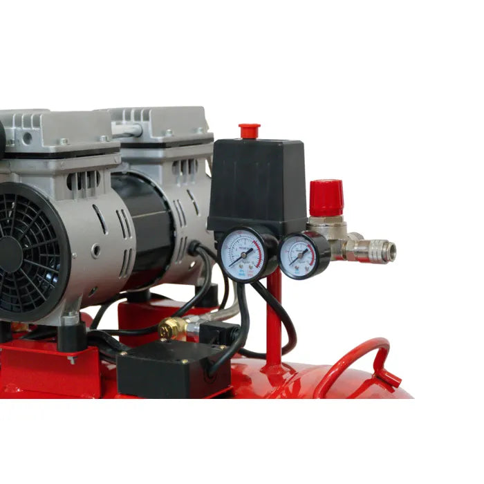 Compresseur silencieux sans huile cuve 200 L 3 kW / 4 Ch 560 L/min 10 bar 81 dB(A) 230V Torros TC2004010MS