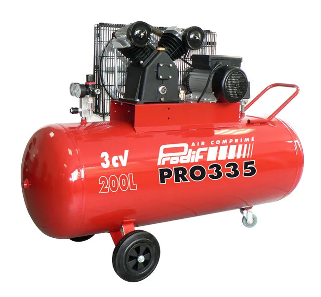 Compresseur de chantier PRODIF 200 L – 3 CV